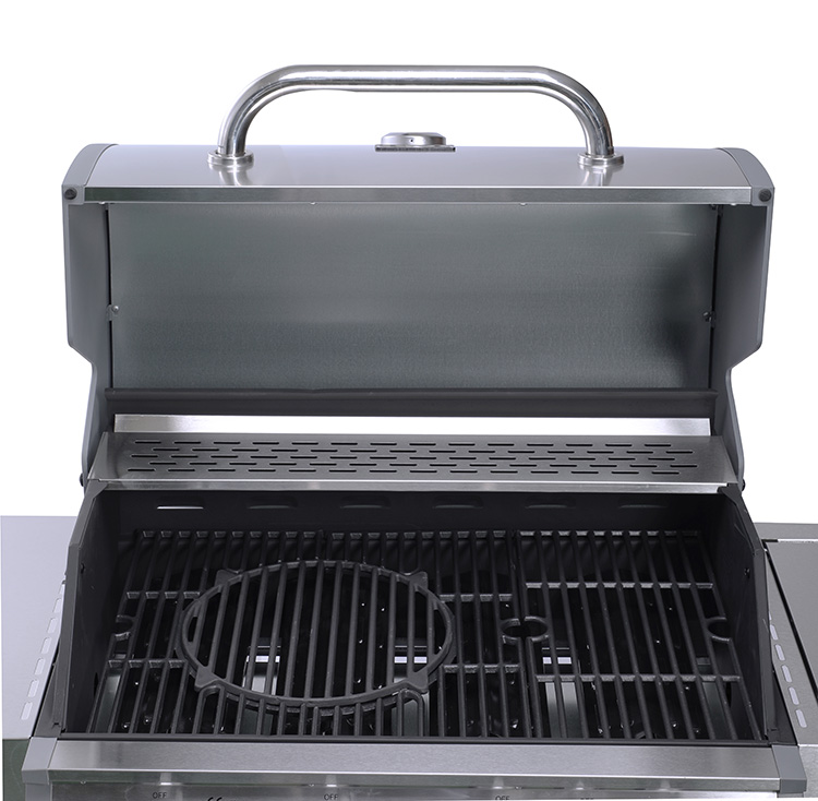 Electrum-Coated Steel Grill Firebox