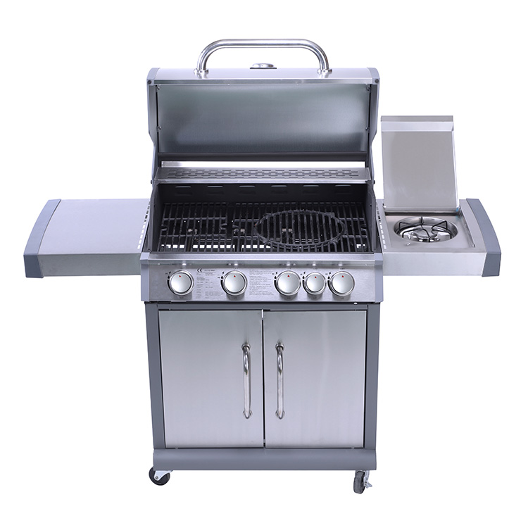 Enamed Firebox Gas Grill