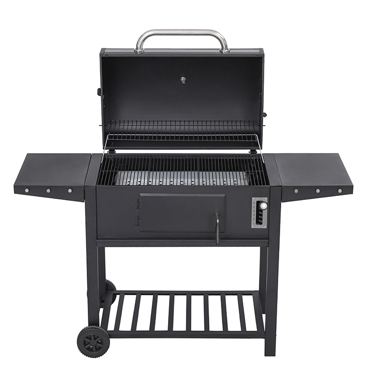 Foldable Side Shelf BBQ Carbo Grill